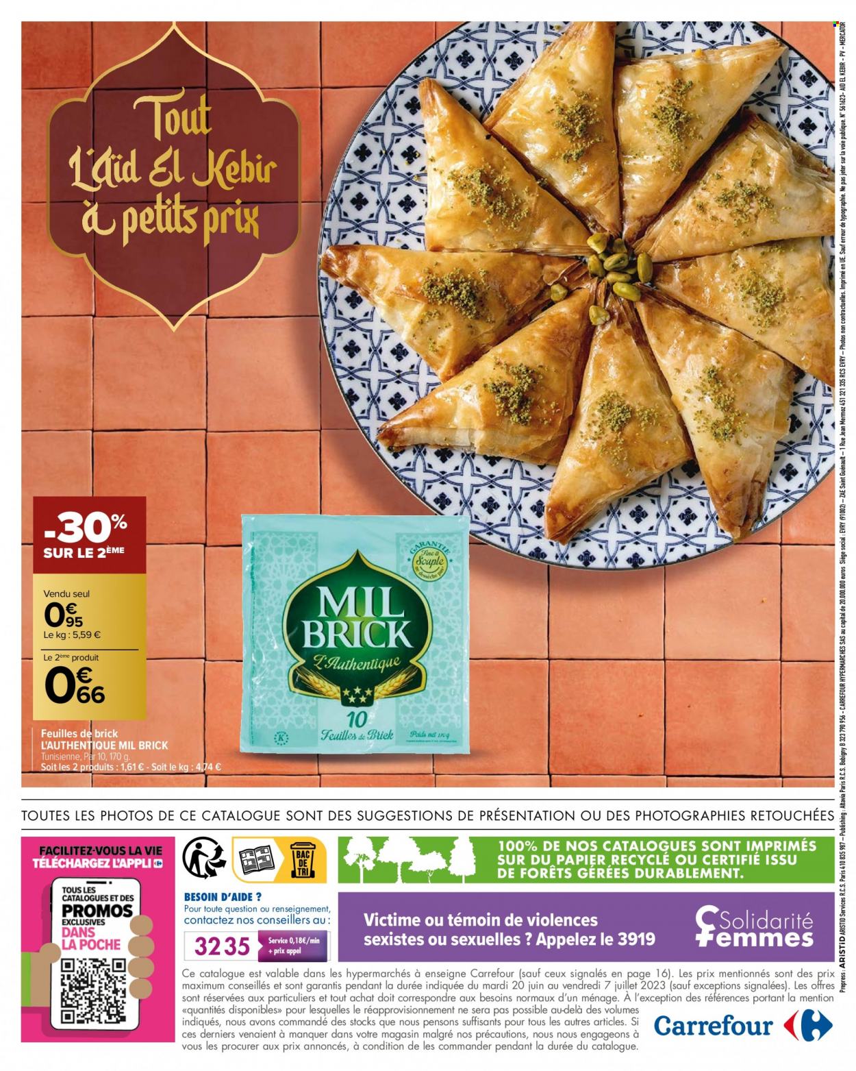 Catalogue Carrefour Hypermarchés - 20/06/2023 - 07/07/2023. Page 20