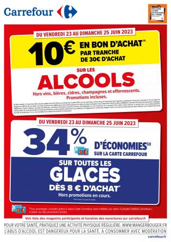Catalogue Carrefour Hypermarchés - 23/06/2023 - 25/06/2023.