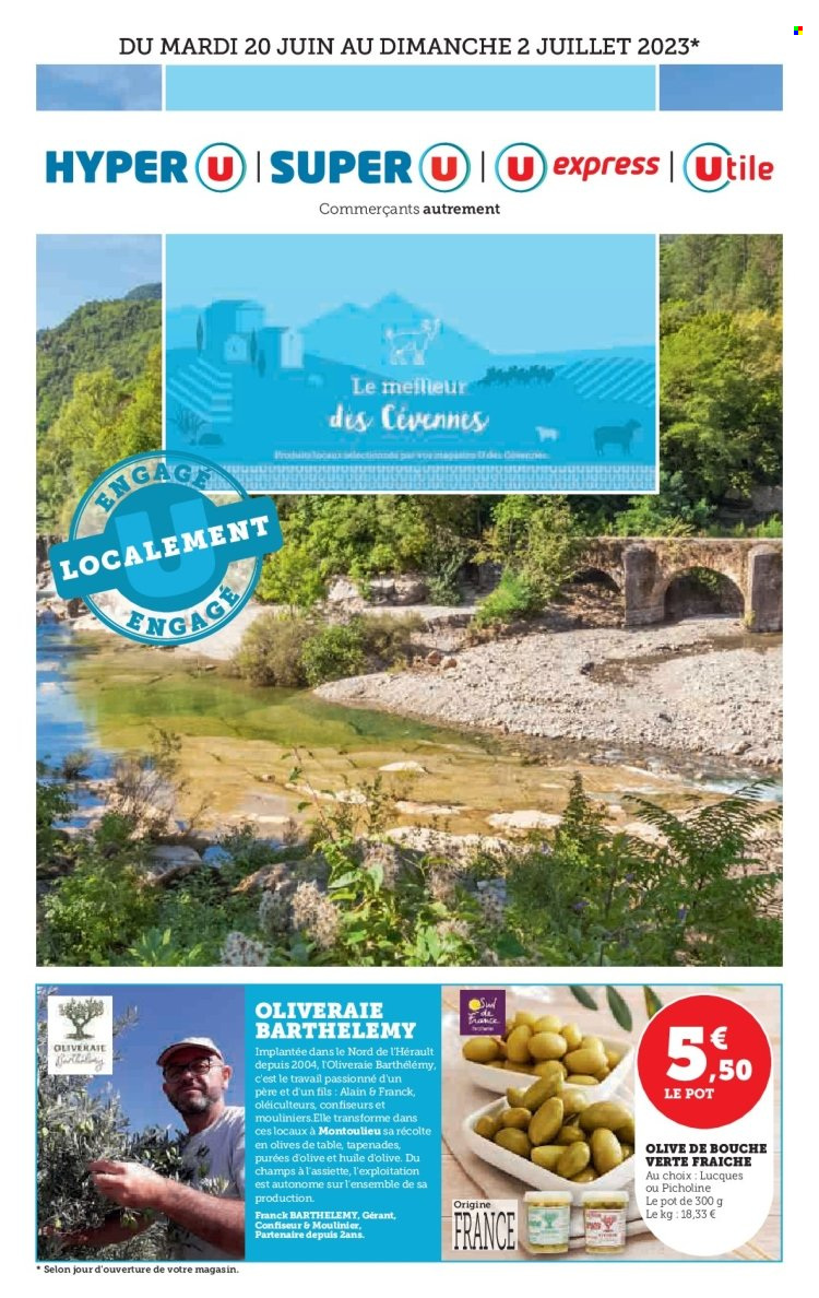 Catalogue Magasins U - 20/06/2023 - 02/07/2023. Page 1