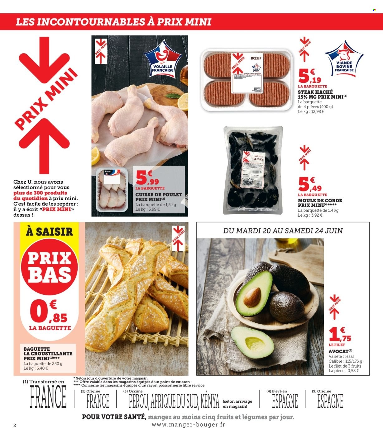 Catalogue U express - 20/06/2023 - 25/06/2023. Page 2