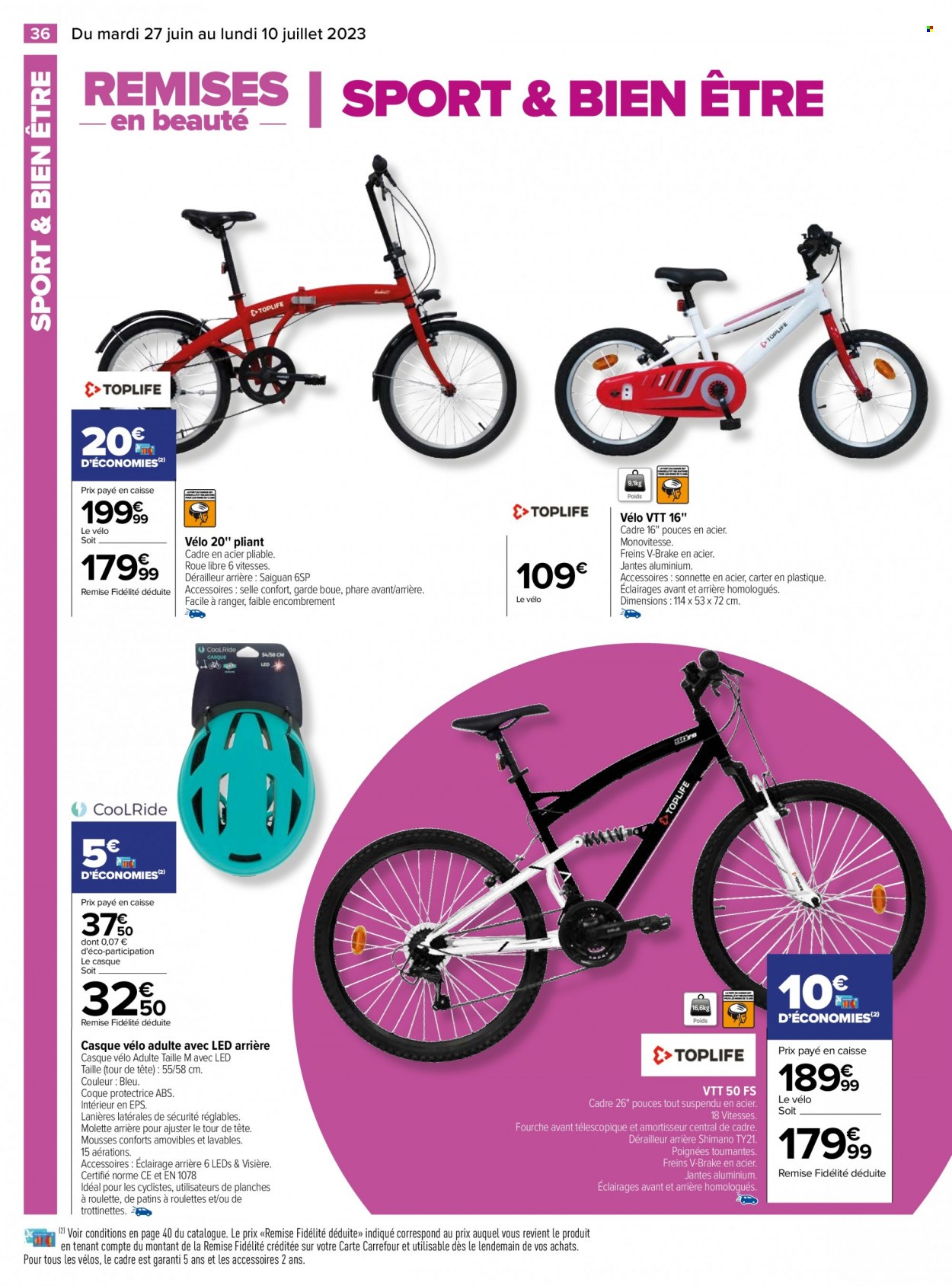 Catalogue Carrefour Hypermarchés - 27/06/2023 - 10/07/2023. Page 38