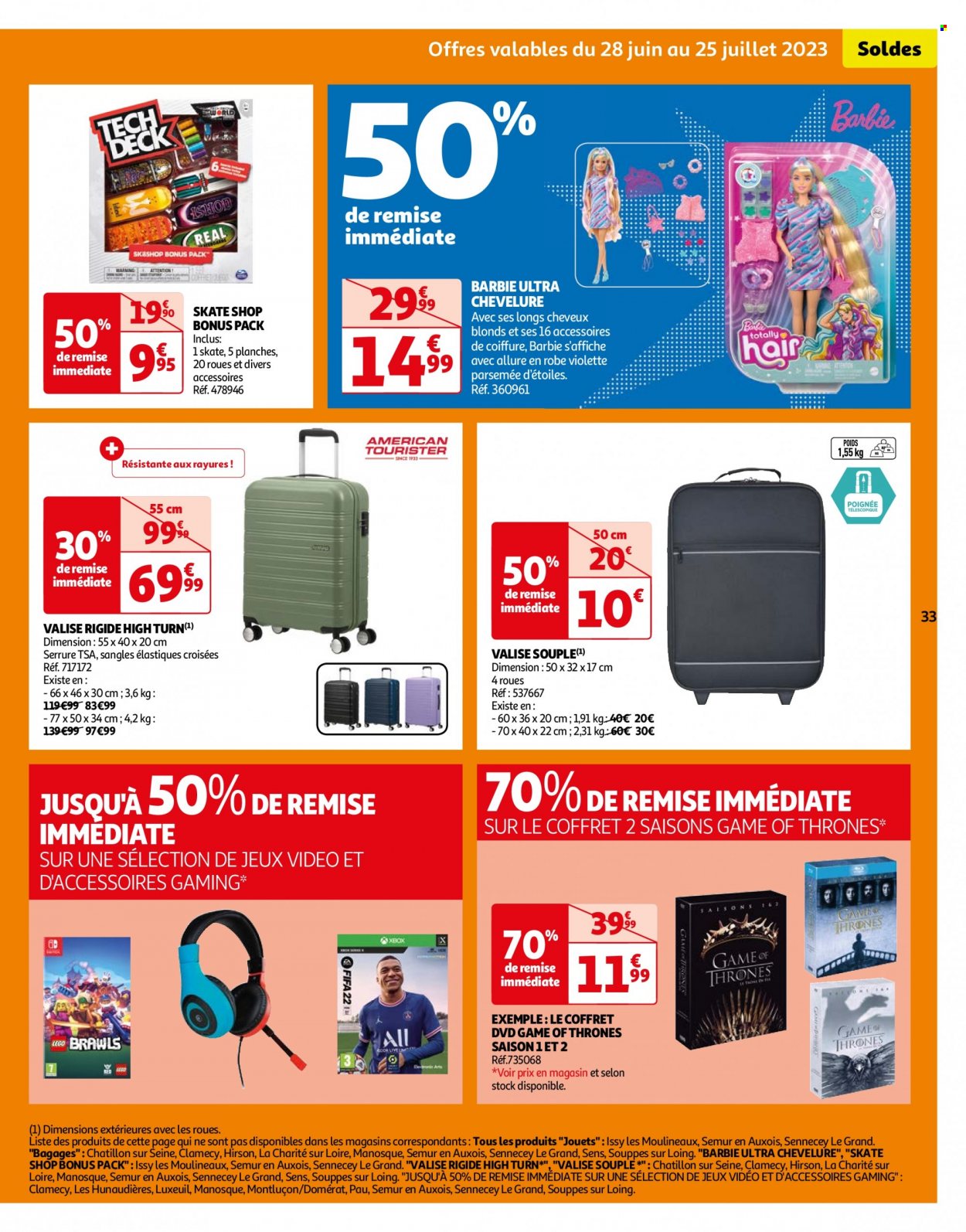 Catalogue Auchan - 27/06/2023 - 03/07/2023. Page 33