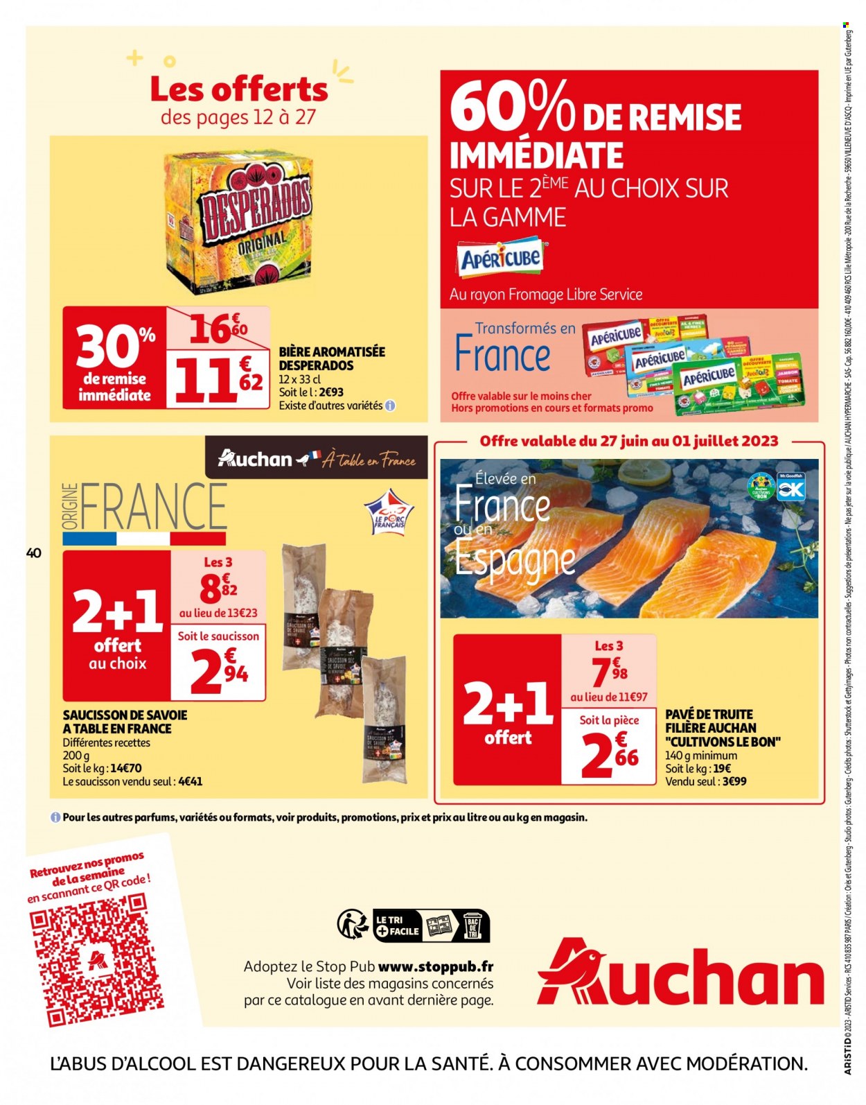 Catalogue Auchan - 27/06/2023 - 03/07/2023. Page 40