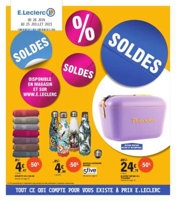 Catalogue E.Leclerc - 28/06/2023 - 25/07/2023.