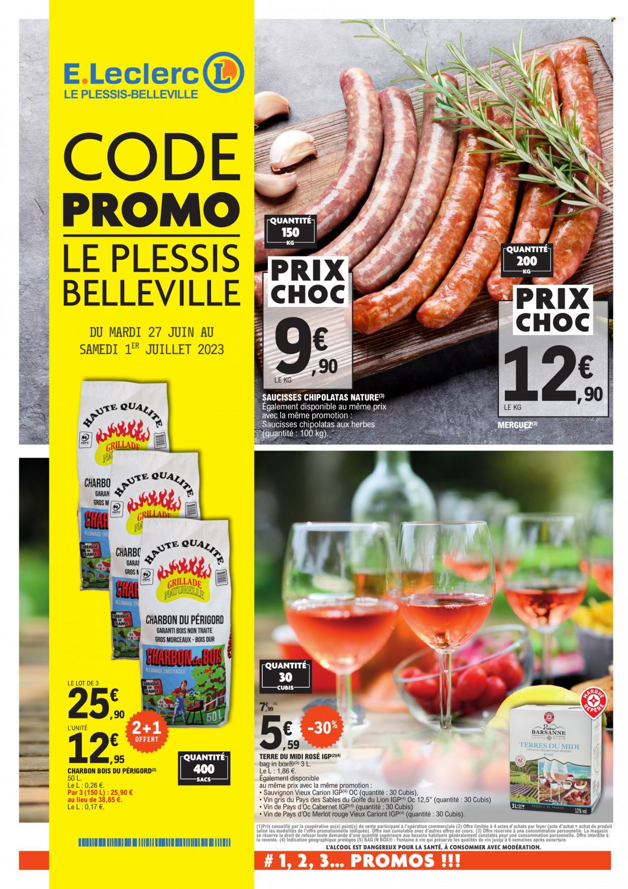 Catalogue E.Leclerc - 27/06/2023 - 01/07/2023. Page 1