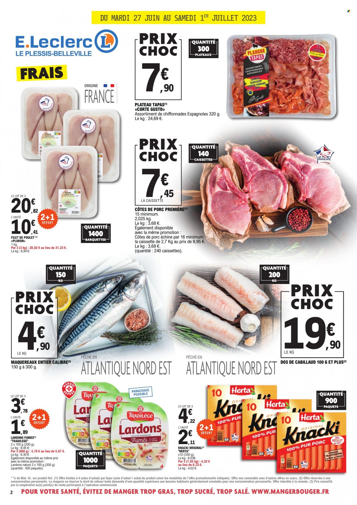 Catalogue E.Leclerc - 27/06/2023 - 01/07/2023. Page 2