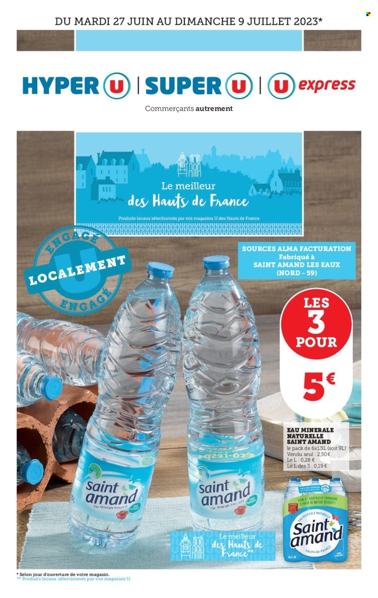 Catalogue Magasins U - 27/06/2023 - 09/07/2023. Page 1