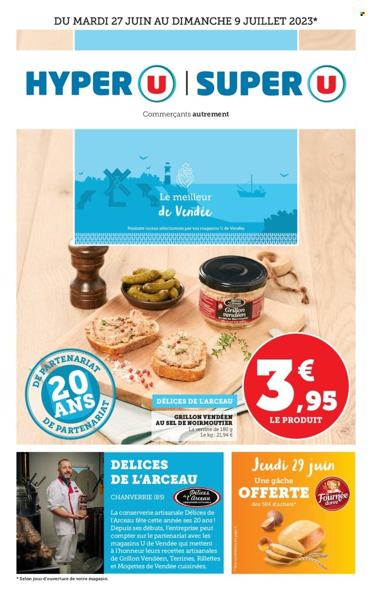 Catalogue Magasins U - 27/06/2023 - 09/07/2023. Page 1