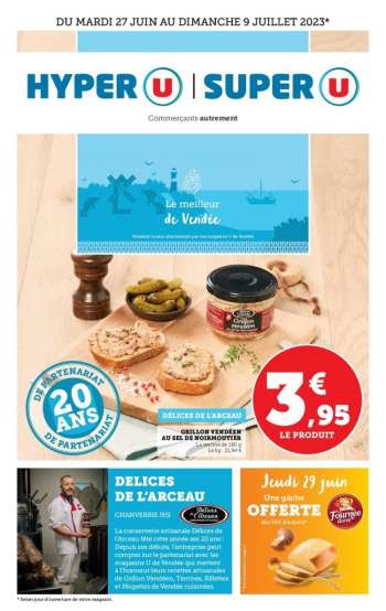 Catalogue Magasins U - 27/06/2023 - 09/07/2023.