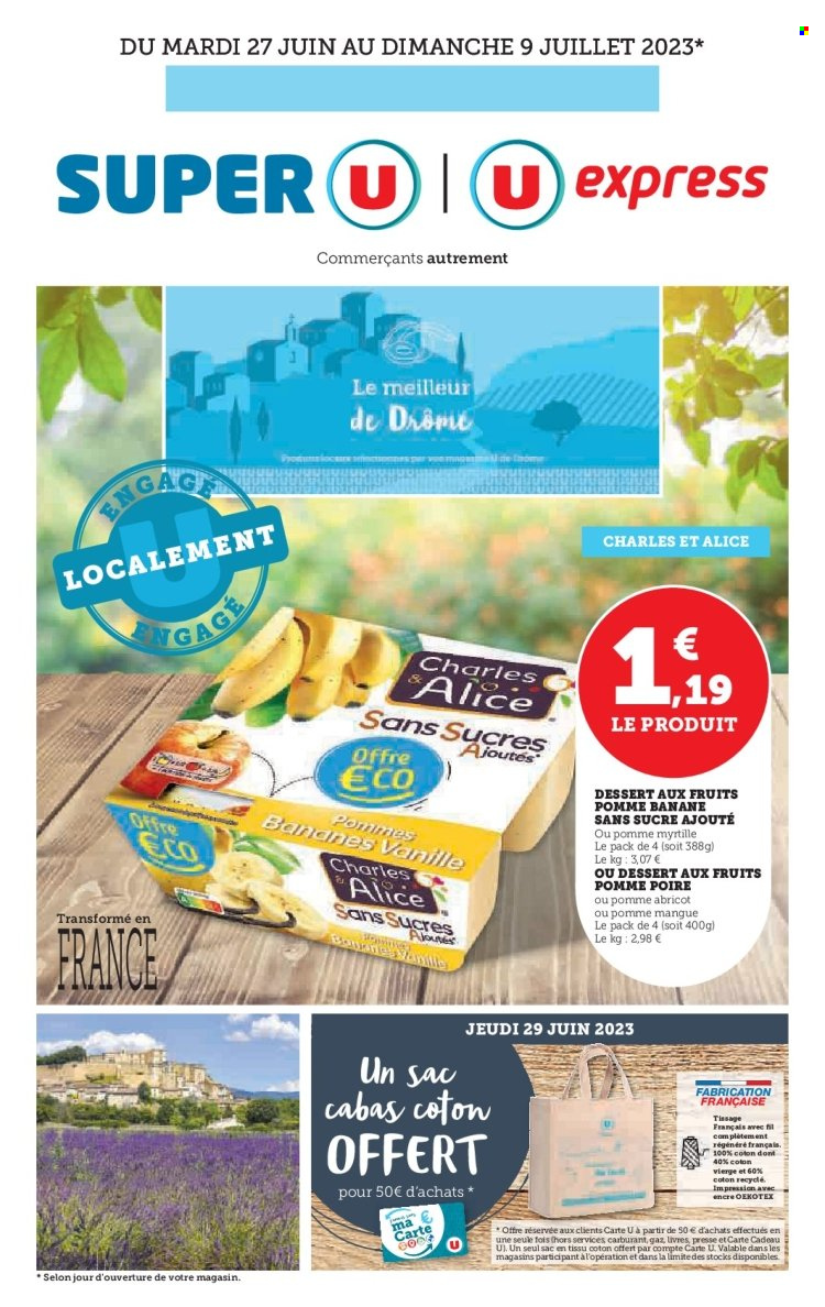 Catalogue Magasins U - 27/06/2023 - 09/07/2023. Page 1