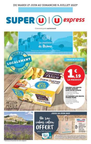 Catalogue Magasins U - 27/06/2023 - 09/07/2023.