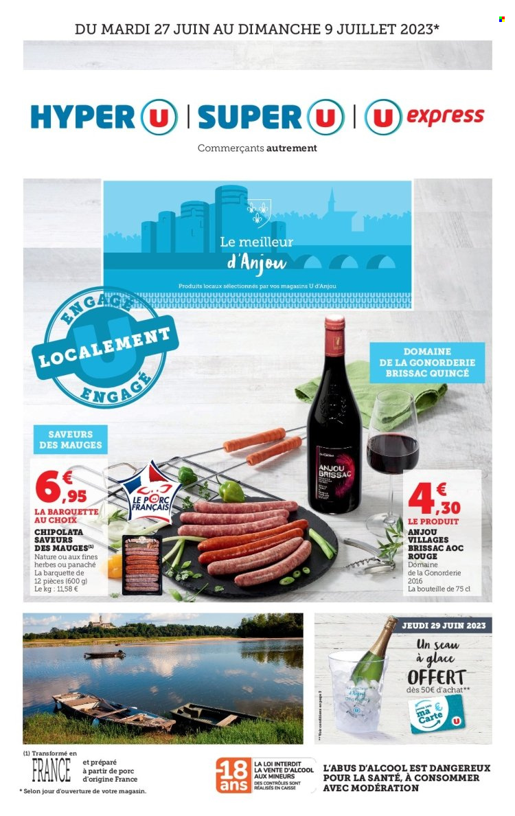 Catalogue Magasins U - 27/06/2023 - 09/07/2023. Page 1