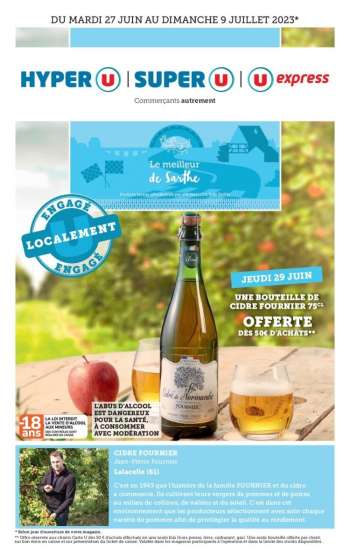 Catalogue Magasins U - 27/06/2023 - 09/07/2023.