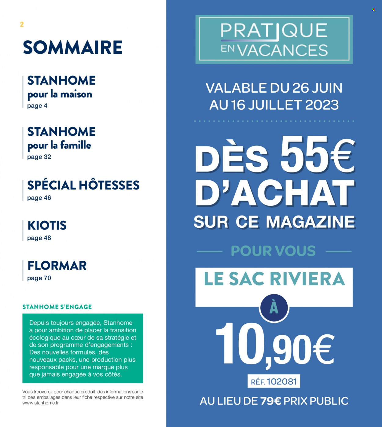 Catalogue Stanhome - 26/06/2023 - 16/07/2023. Page 2
