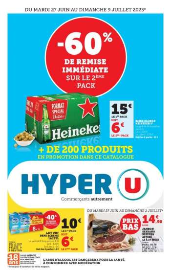 Catalogue HYPER U - 27/06/2023 - 09/07/2023.