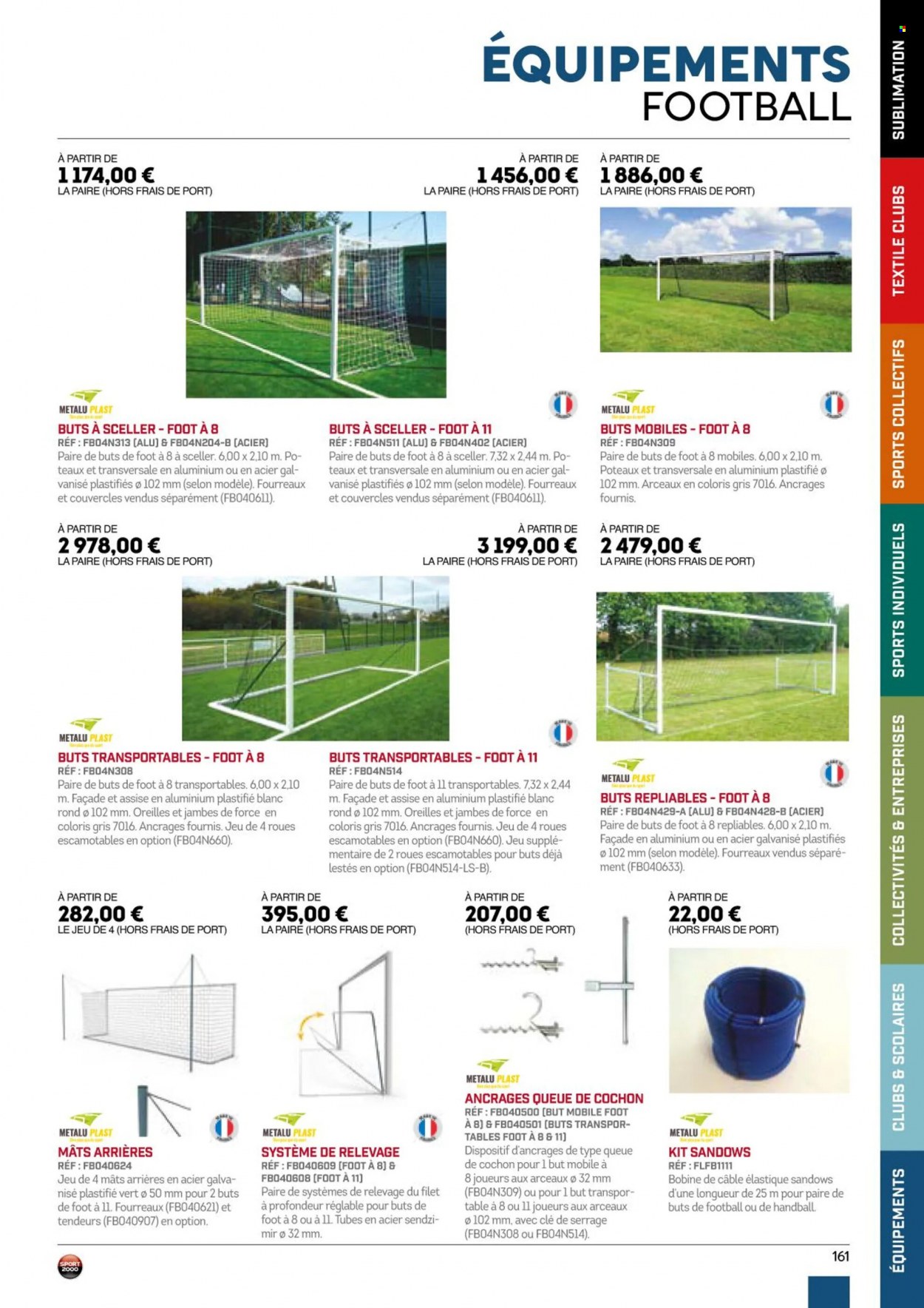 thumbnail - Catalogue Sport 2000 - Produits soldés - tendeur. Page 161.