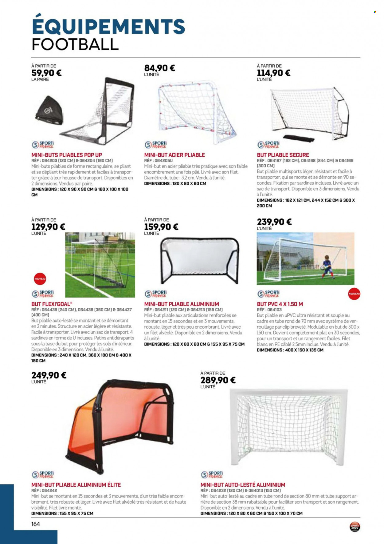 thumbnail - Catalogue Sport 2000 - Produits soldés - sac de transport. Page 164.