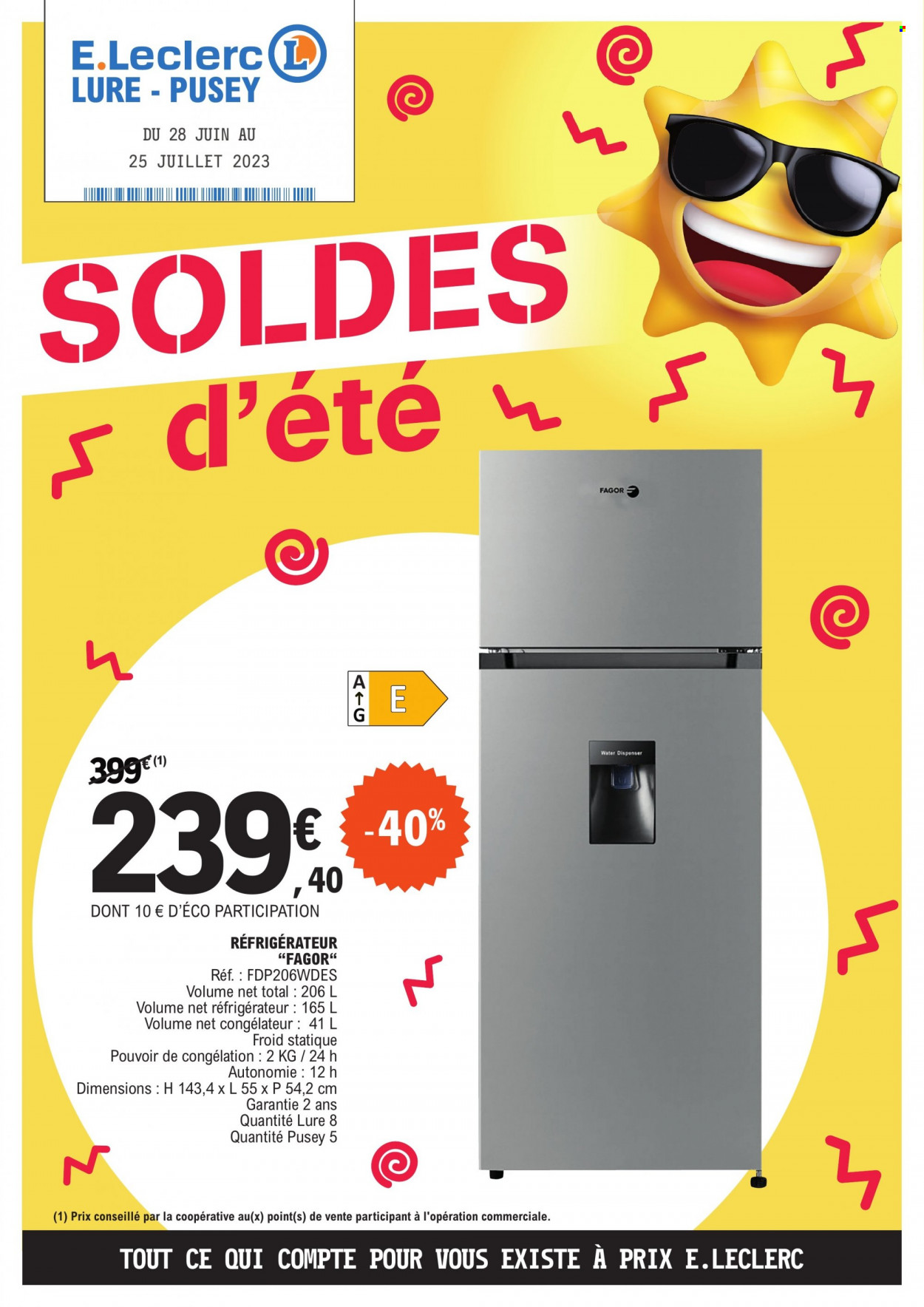 Catalogue E.Leclerc - 28/06/2023 - 25/07/2023. Page 1