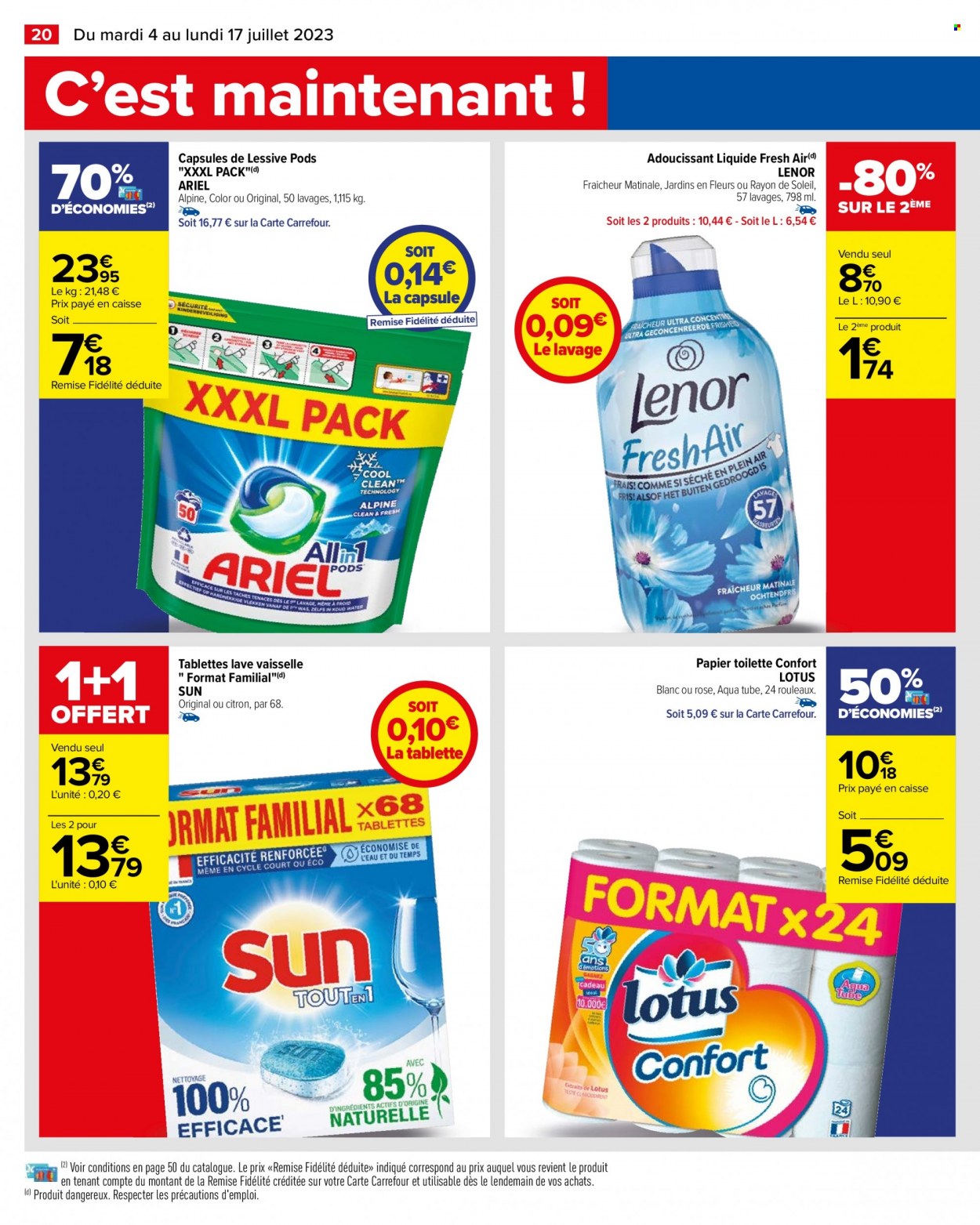 Catalogue Carrefour Hypermarchés - 04/07/2023 - 17/07/2023. Page 22