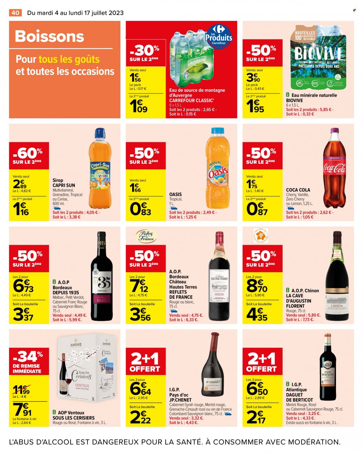 Catalogue Carrefour Hypermarchés - 04/07/2023 - 17/07/2023. Page 44