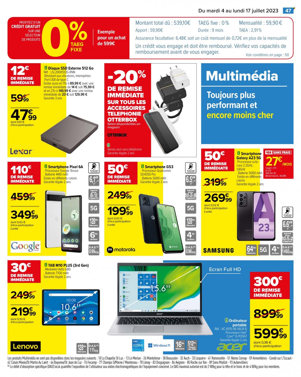 Catalogue Carrefour Hypermarchés - 04/07/2023 - 17/07/2023. Page 55