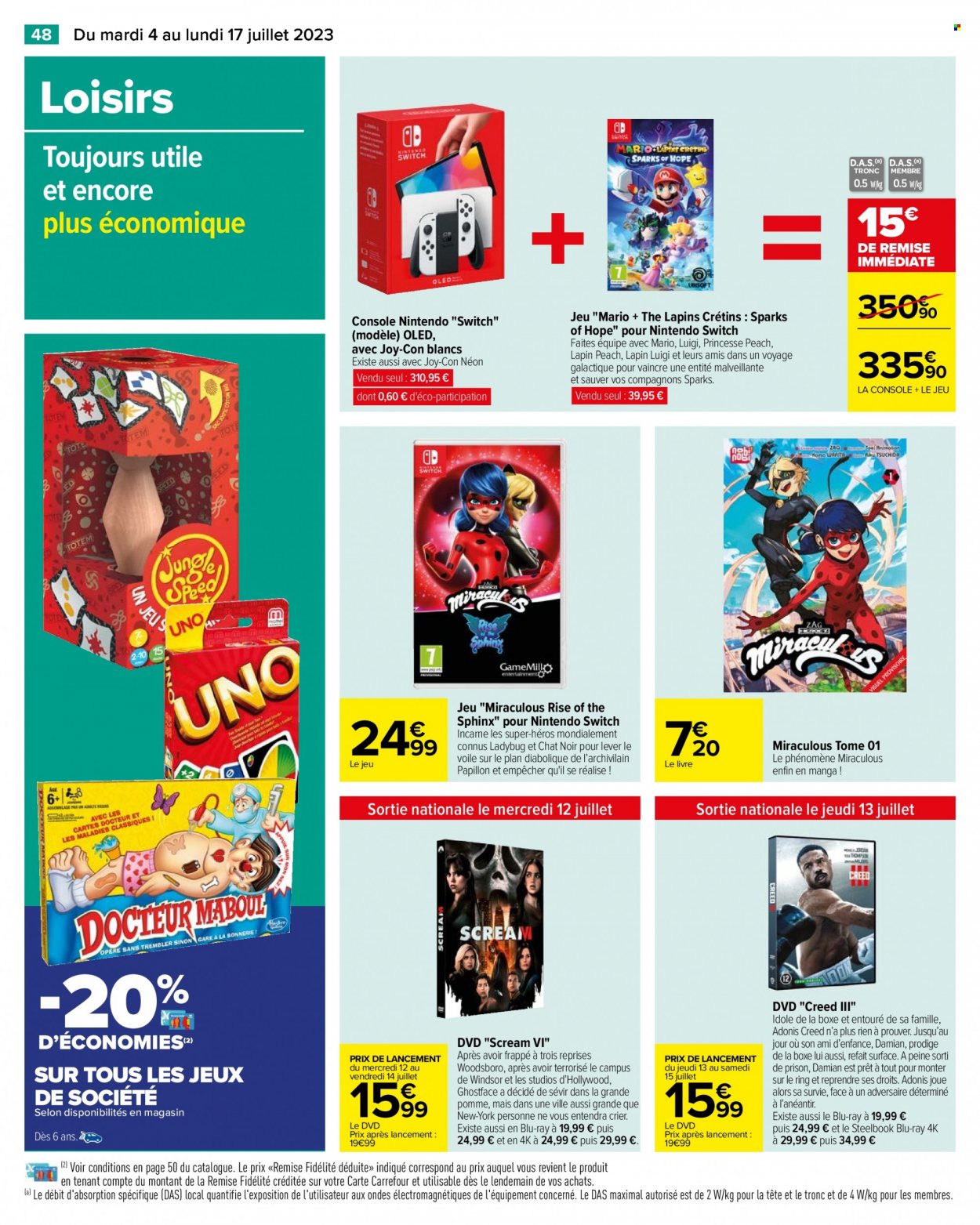 Catalogue Carrefour Hypermarchés - 04/07/2023 - 17/07/2023. Page 56