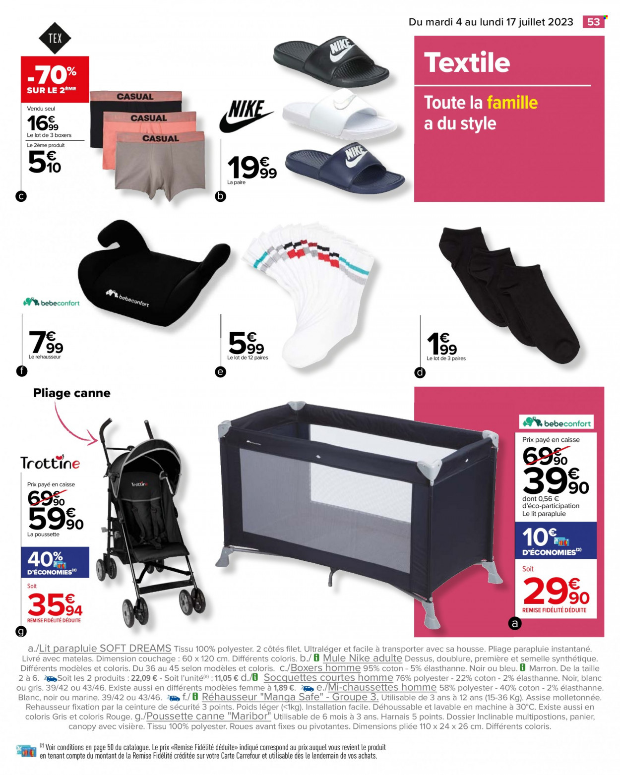Catalogue Carrefour Hypermarchés - 04/07/2023 - 17/07/2023. Page 61