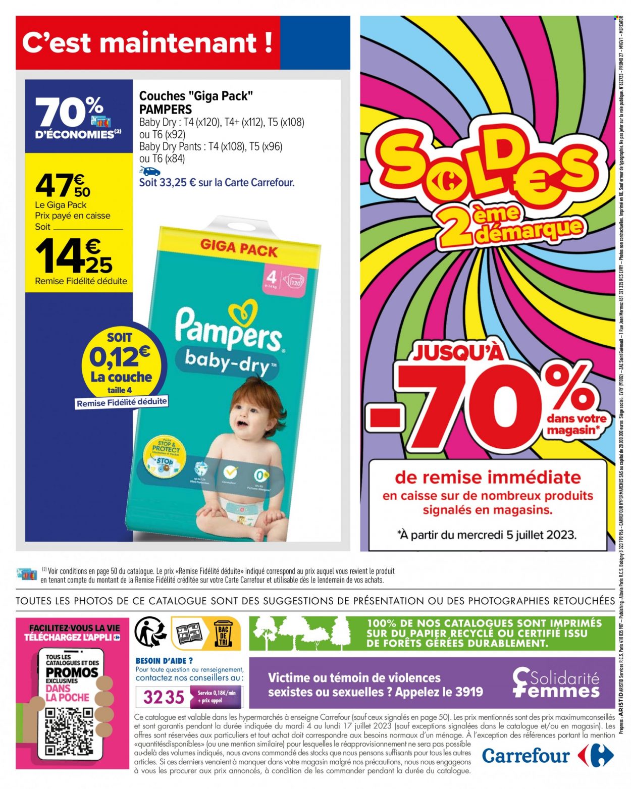 Catalogue Carrefour Hypermarchés - 04/07/2023 - 17/07/2023. Page 64