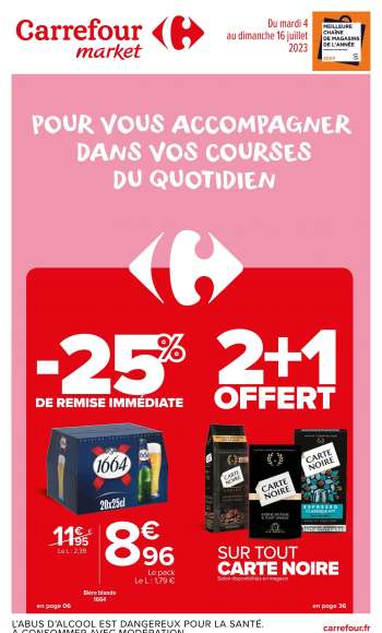 Catalogue Carrefour Market - 04/07/2023 - 16/07/2023.