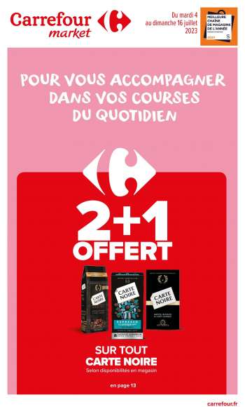 Catalogue Carrefour Market - 04/07/2023 - 16/07/2023.