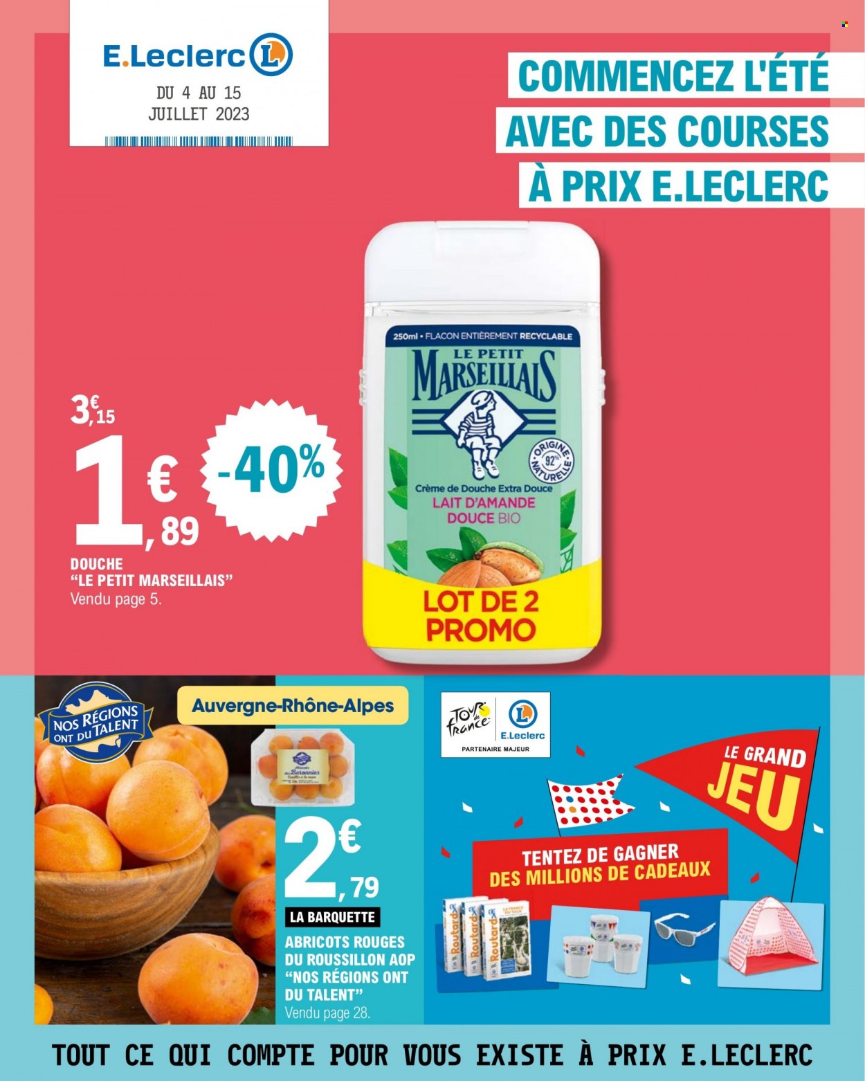 Catalogue E.Leclerc - 04/07/2023 - 15/07/2023. Page 1