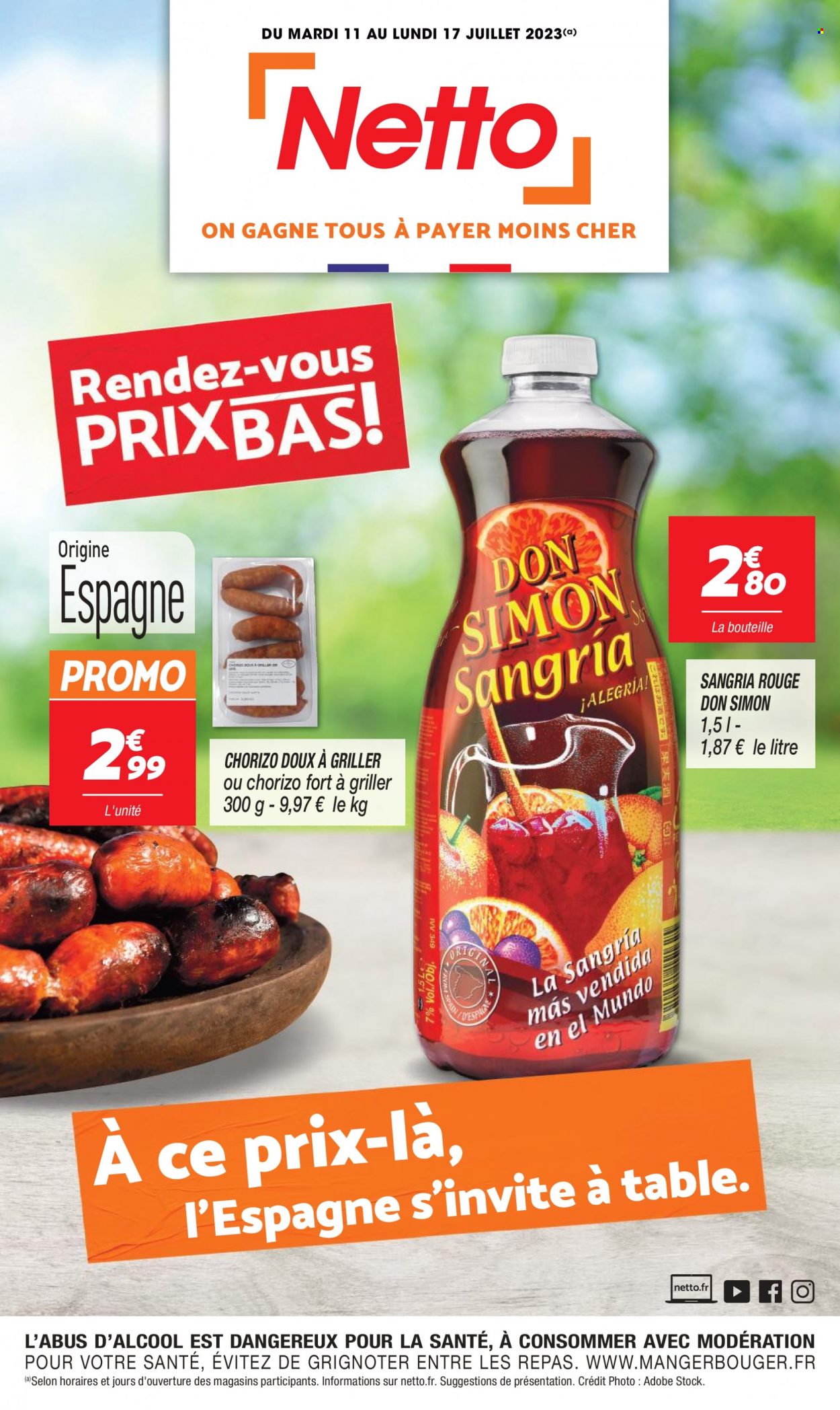 Catalogue Netto - 11/07/2023 - 17/07/2023. Page 1