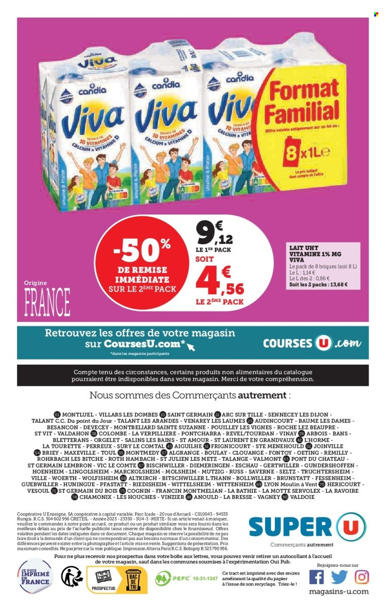 Catalogue SUPER U - 04/07/2023 - 16/07/2023. Page 48