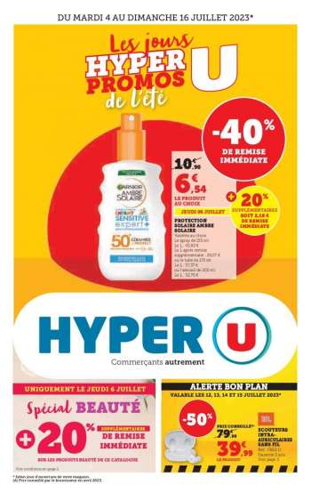 Catalogue HYPER U - 04/07/2023 - 16/07/2023.