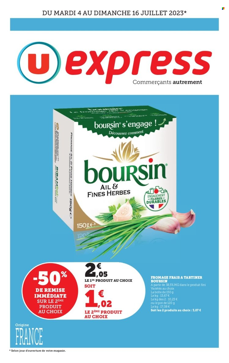 Catalogue U express - 04/07/2023 - 16/07/2023. Page 1