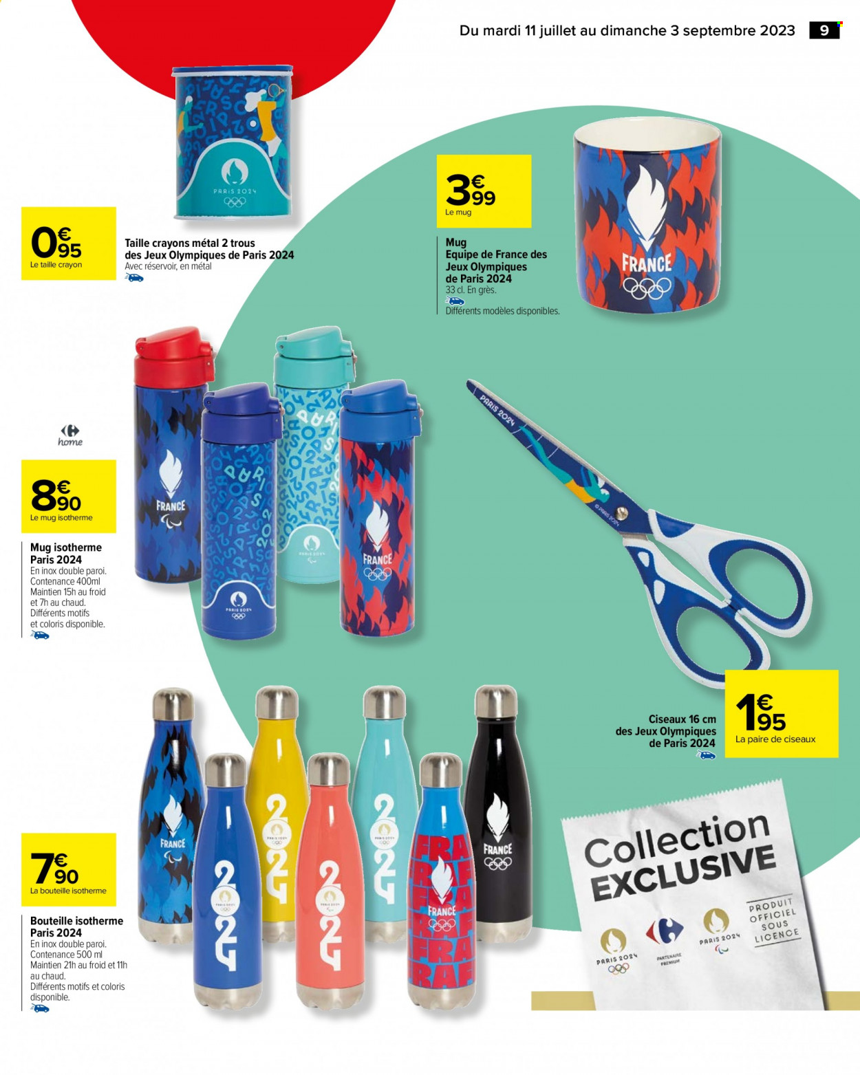 Catalogue Carrefour Hypermarchés - 11/07/2023 - 03/09/2023. Page 9