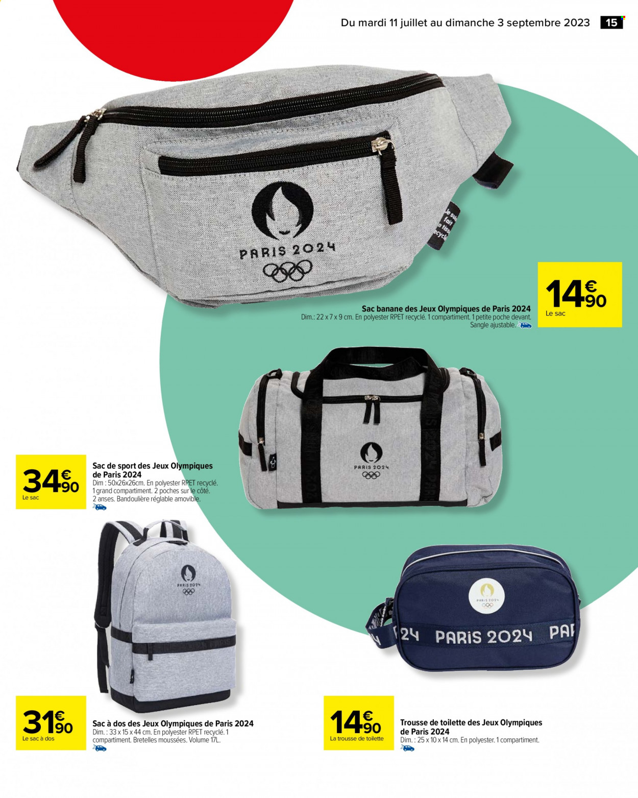Catalogue Carrefour Hypermarchés - 11/07/2023 - 03/09/2023. Page 15