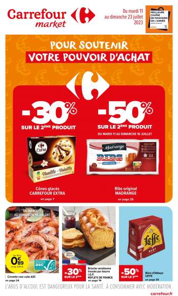 Catalogue Carrefour Market - 11/07/2023 - 23/07/2023.