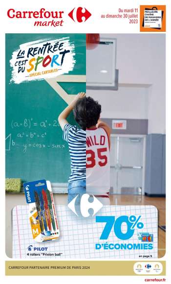 Catalogue Carrefour Market - 11/07/2023 - 30/07/2023.