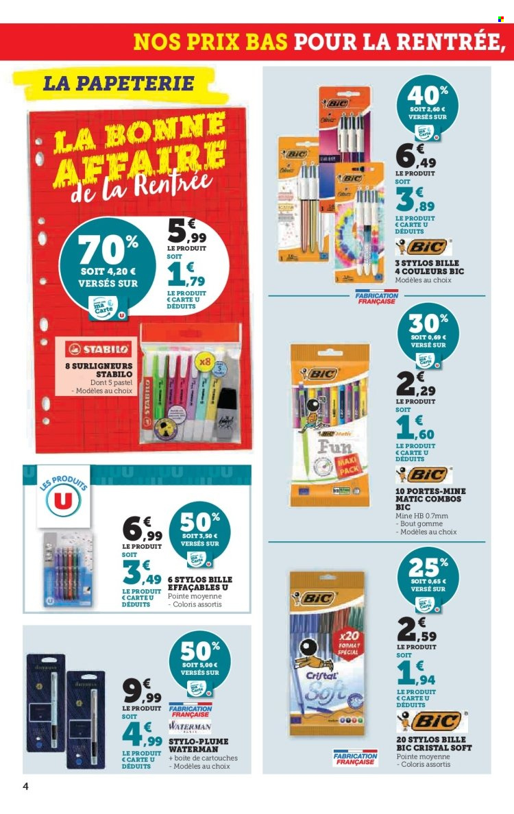 Catalogue SUPER U - 11/07/2023 - 30/07/2023. Page 4