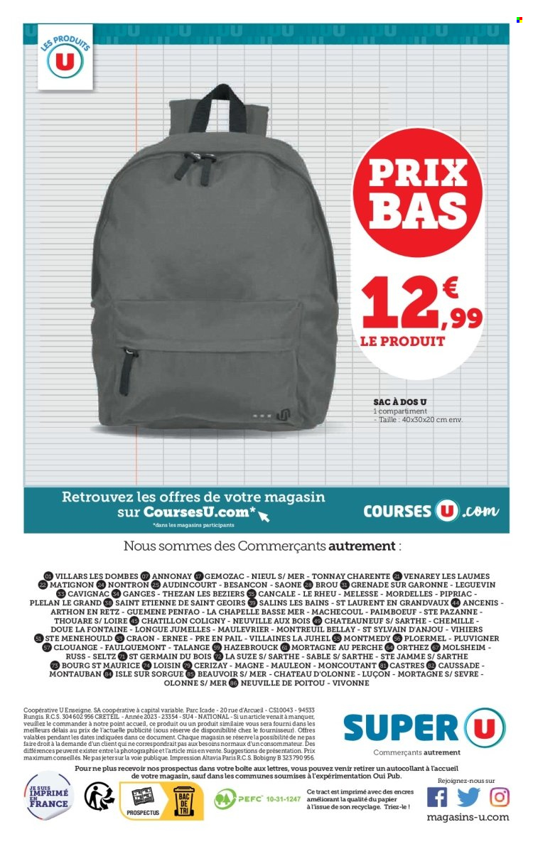 Catalogue SUPER U - 11/07/2023 - 30/07/2023. Page 24