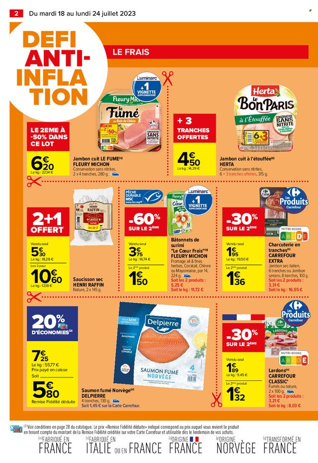 Catalogue Carrefour Hypermarchés - 18/07/2023 - 24/07/2023. Page 6