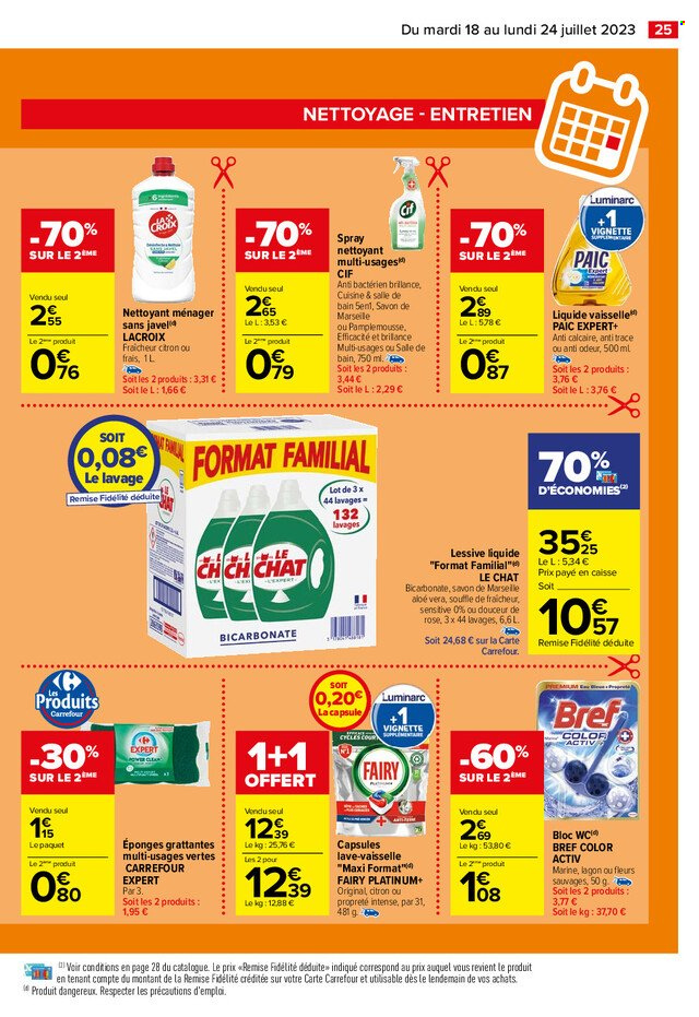 Catalogue Carrefour Hypermarchés - 18/07/2023 - 24/07/2023. Page 33