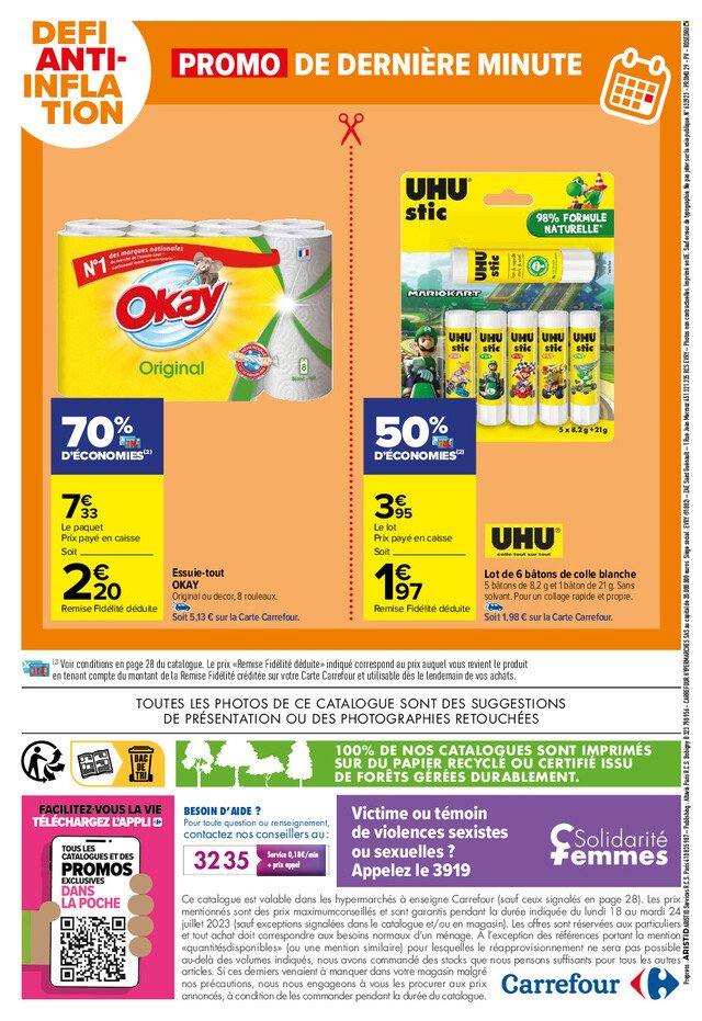 Catalogue Carrefour Hypermarchés - 18/07/2023 - 24/07/2023. Page 48