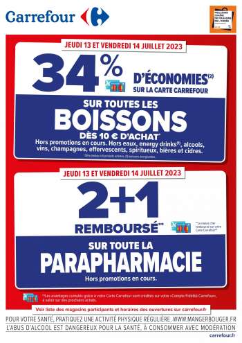 Catalogue Carrefour Hypermarchés - 13/07/2023 - 14/07/2023.