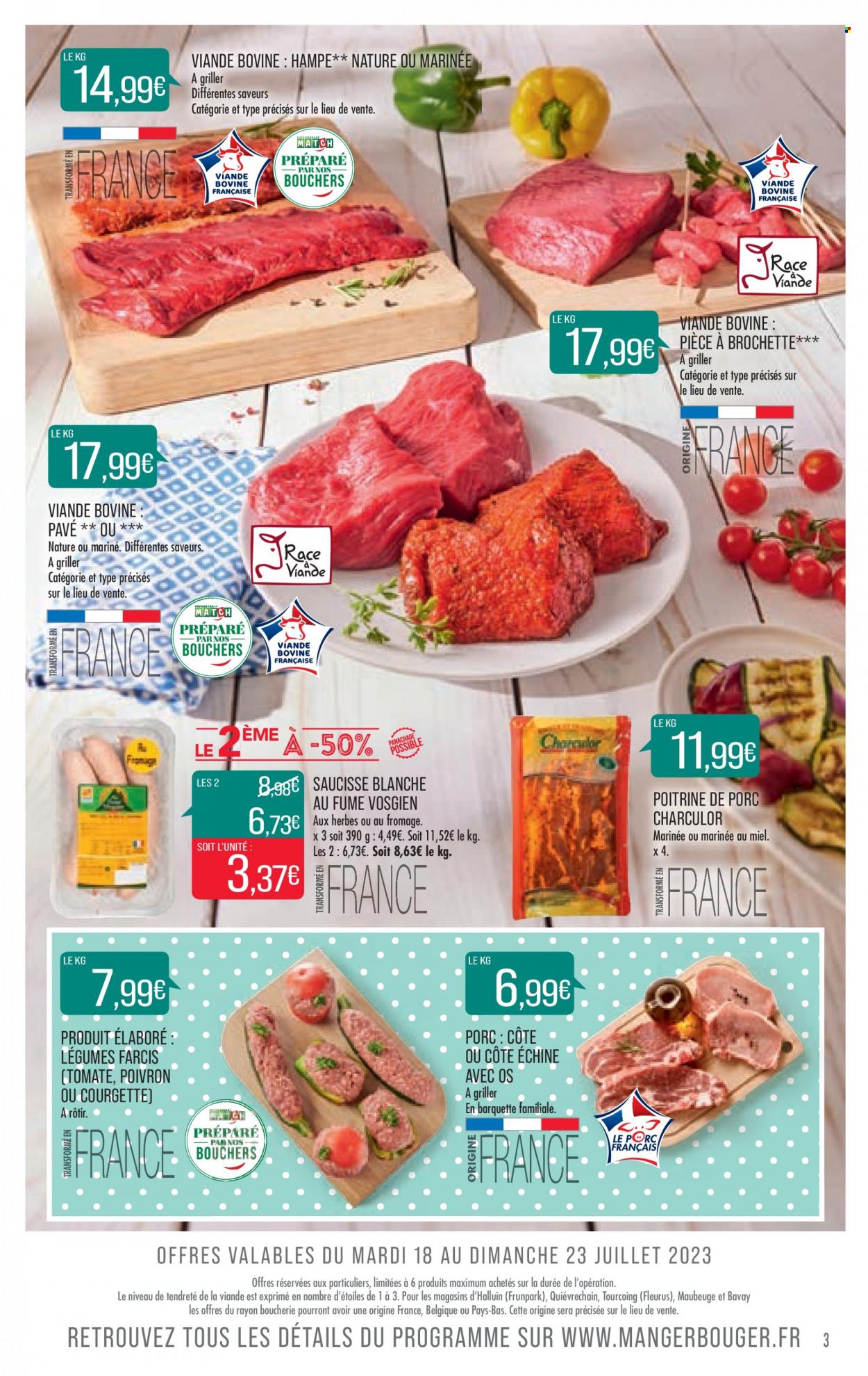 Catalogue Supermarché Match - 18/07/2023 - 23/07/2023. Page 3