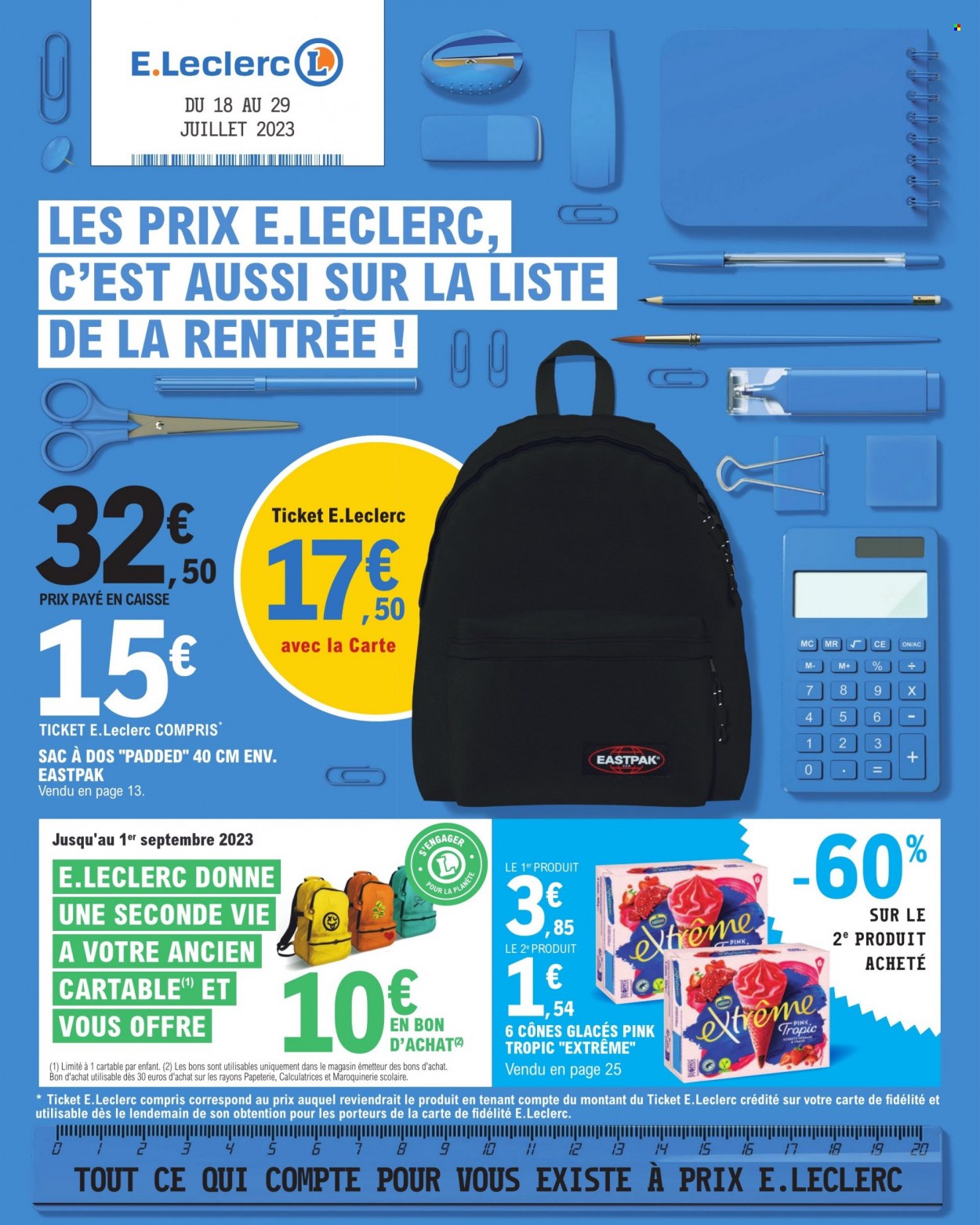 Catalogue E.Leclerc - 18/07/2023 - 29/07/2023. Page 1