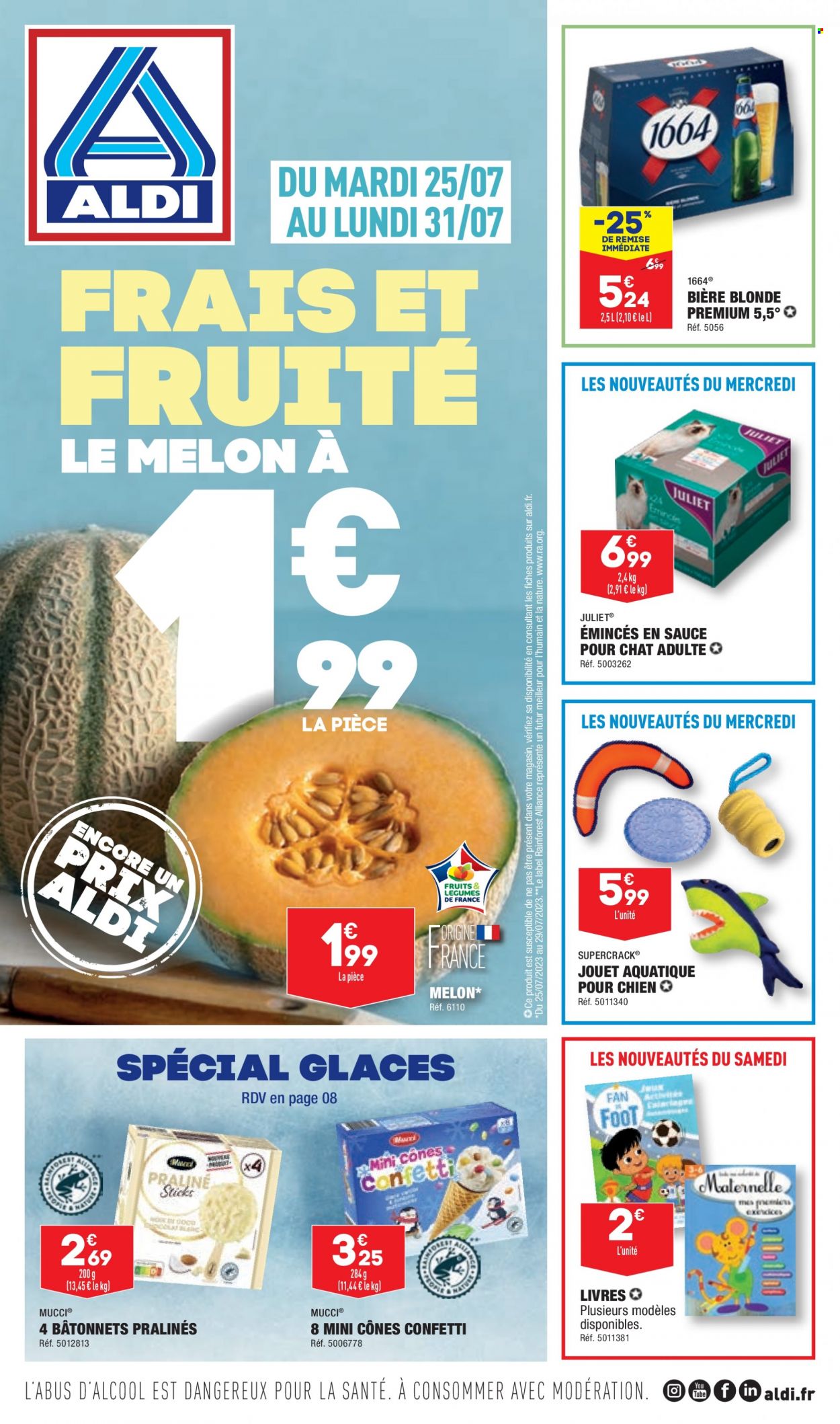 Catalogue ALDI - 25/07/2023 - 31/07/2023. Page 1