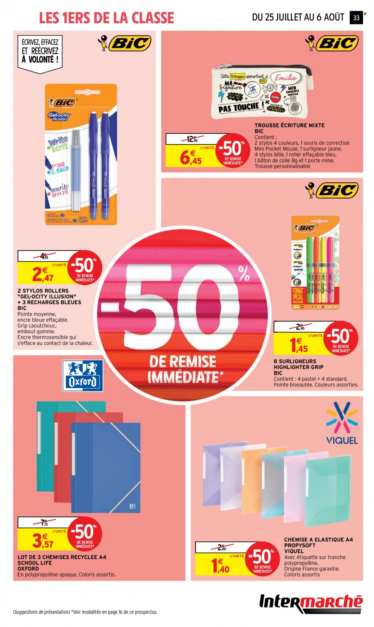 Catalogue Intermarché - 25/07/2023 - 06/08/2023. Page 33