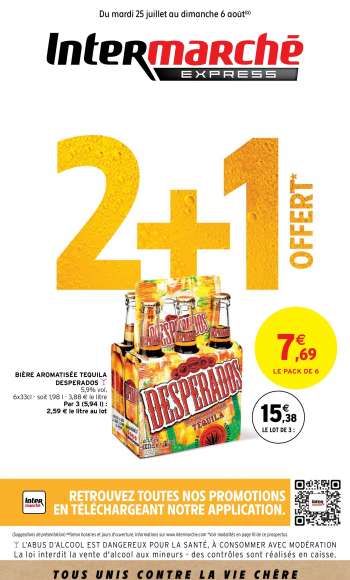 Catalogue Intermarché Express - 25/07/2023 - 06/08/2023.